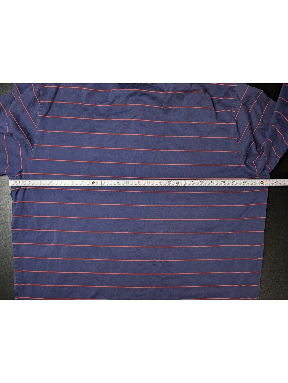 Polo Ralph Lauren Golf Polo Long Sleeve Striped Blue Orange XL West Lake